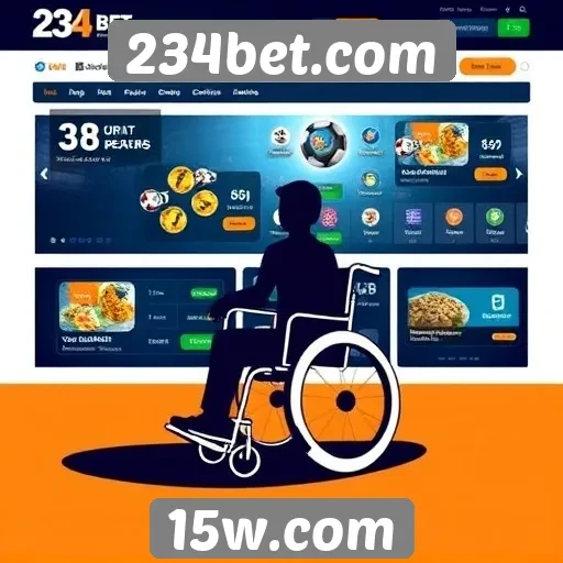 Acessibilidade e interface do site 234bet